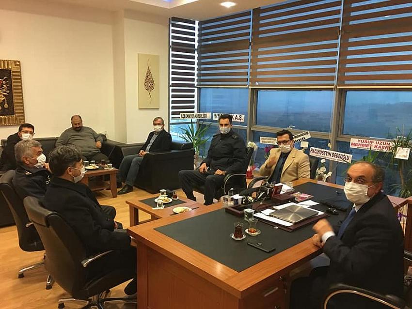 Kaymakam Erdoğan, Dekan Kahramana Hayırlı olsun ziyareti