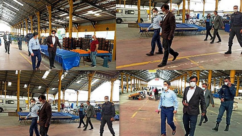 Kaymakam Erdoğan Yarın açılacak  Pazar yerinde   denetim yaptı 