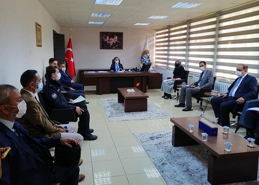 Kaymakamlıkta Kadına yönelik Şiddet toplantısı