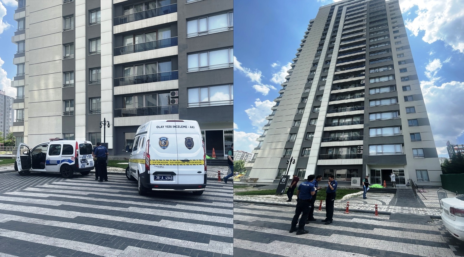 Kayseri'de güvercinini yakalamak için çıktığı rezidansın çatısından düşen kişi öldü