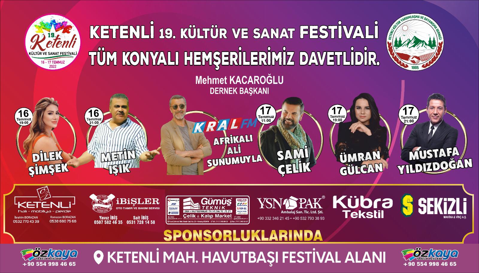 Ketenli Derneği 19.Kültür ve Sanat Festivali