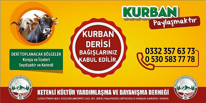 Ketenli Derneği Kurban Derisi Toplayacak