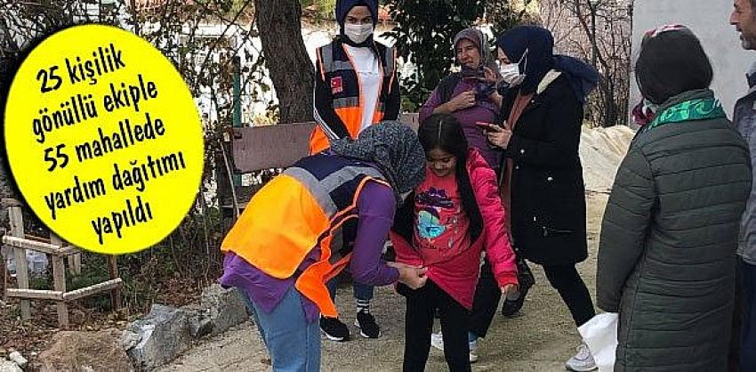 Ketenli Derneği’nden giyim ve gıda yardımı