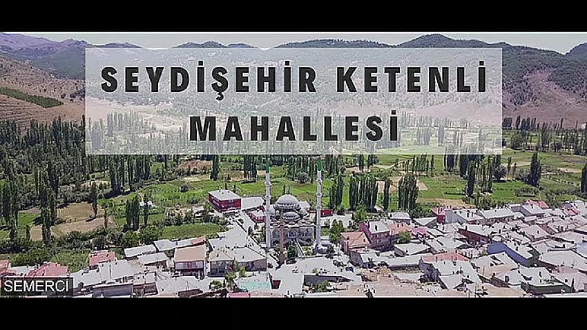 Ketenli mahallesi muhtarlığından açıklama