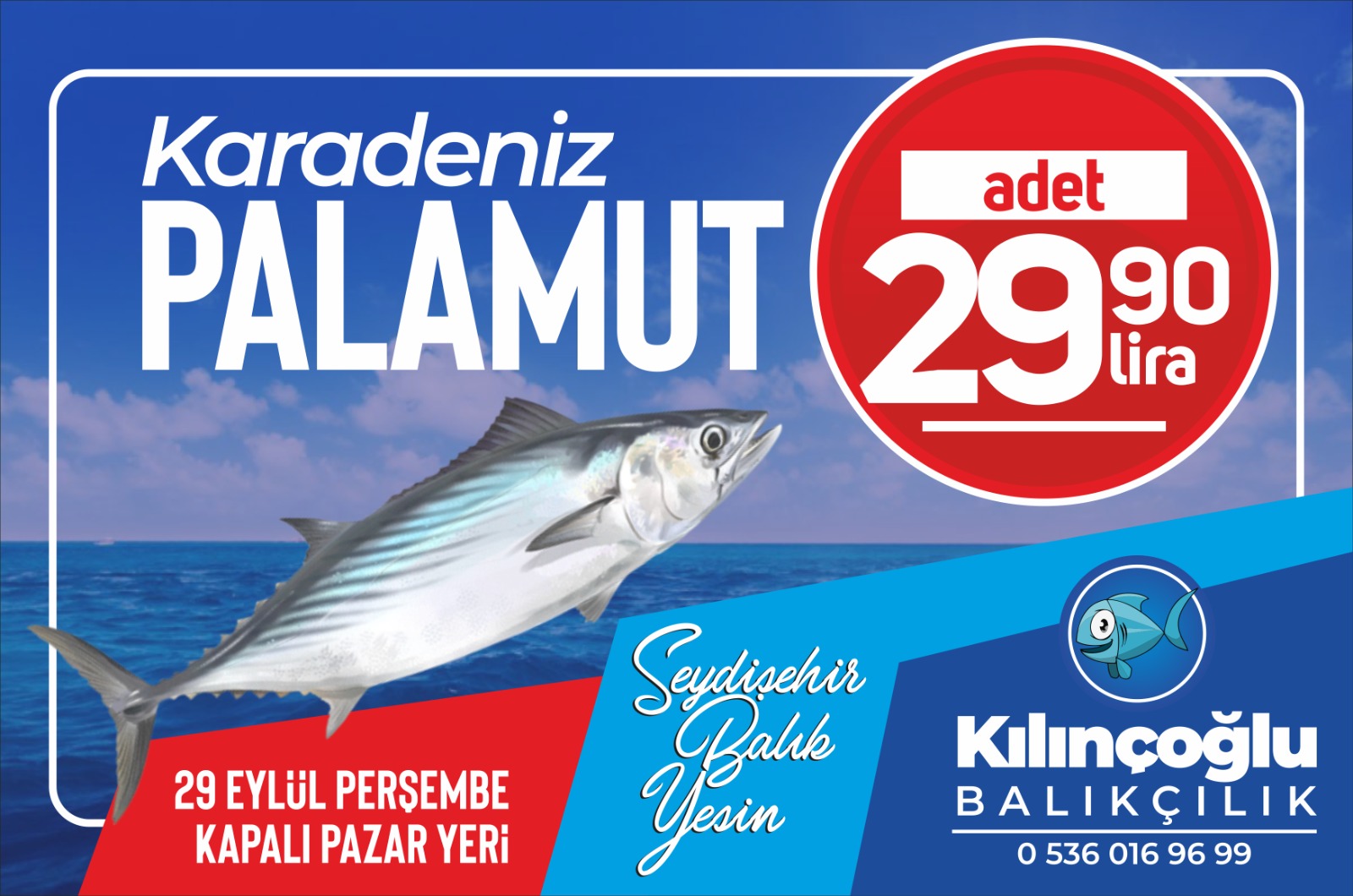 Kılınçoğlu  Balıkçılık; Yeni sezonda  Ucuz  balık satışına devam ediyor   (R)