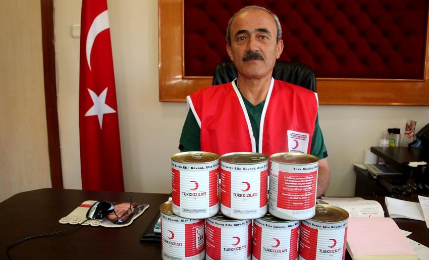 Kızılay SEYDİŞEHİR şubesinden ihtiyaç sahiplerine kavurma yardımı