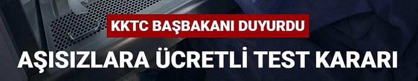 KKTC'de aşısız kişilerin PCR testleri ücretli olacak