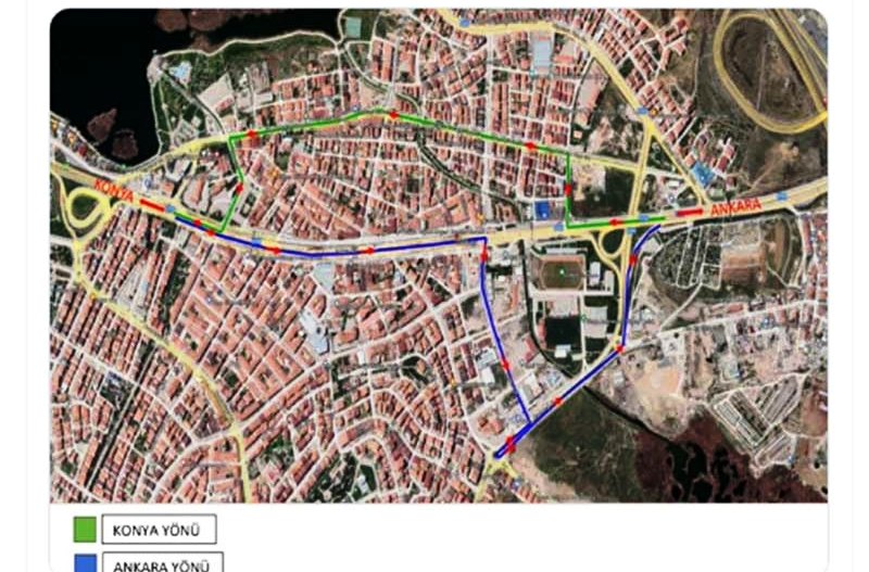 Konya-Ankara yolu 12 saat ulaşıma kapanacak!