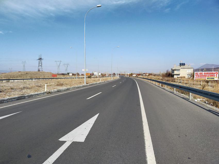 Konya  Antalya kara yollunda sessizlik hakim