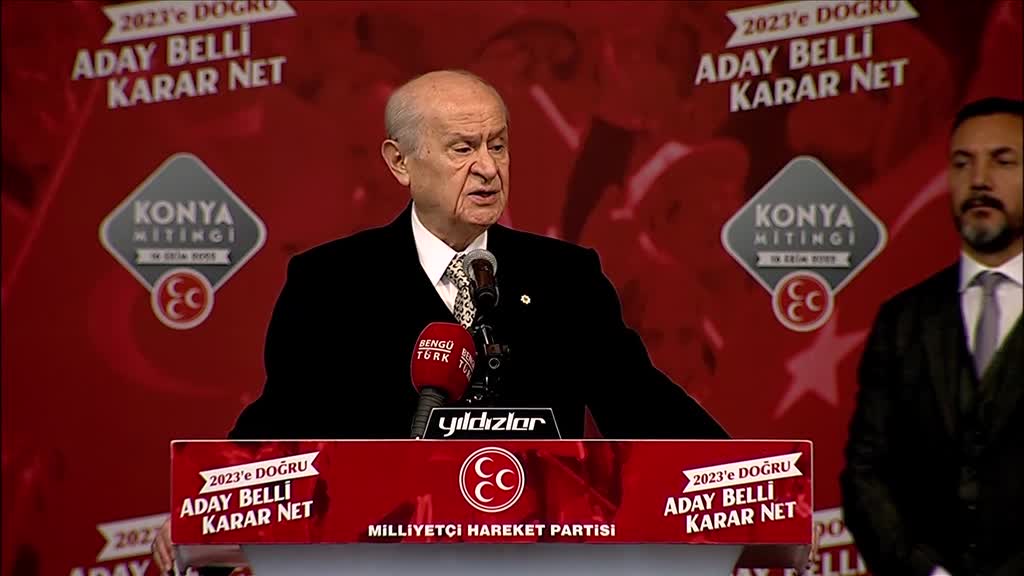 KONYA - Bahçeli: ''Biz birlikte Türkiye'yiz diyen herkes bizim özbeöz kardeşimizdir"
