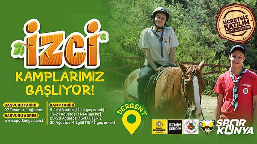 Konya Büyükşehir Belediyesi Gençler İçin İzcilik Kampı Düzenliyor