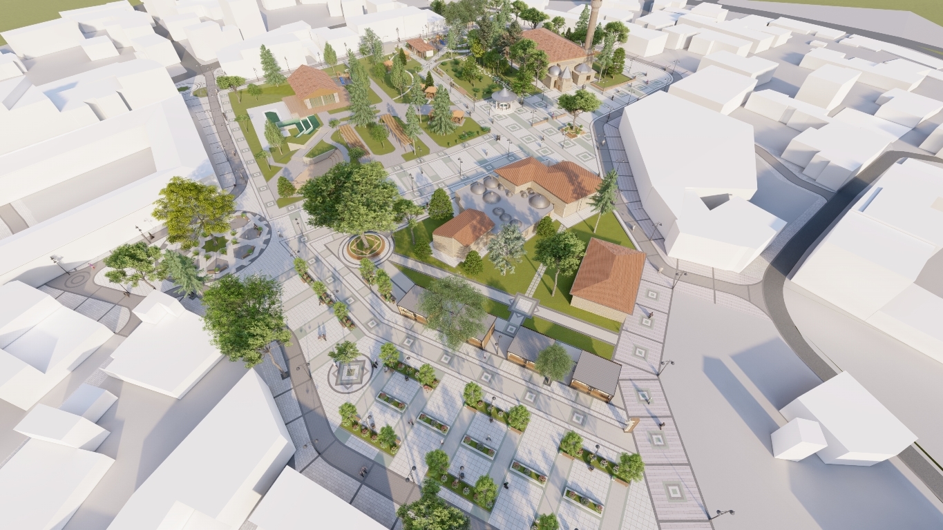 Konya  Büyükşehir   tarafından Seyyidharun Cami ve çevre düzenlemesi ihalesi yapıldı