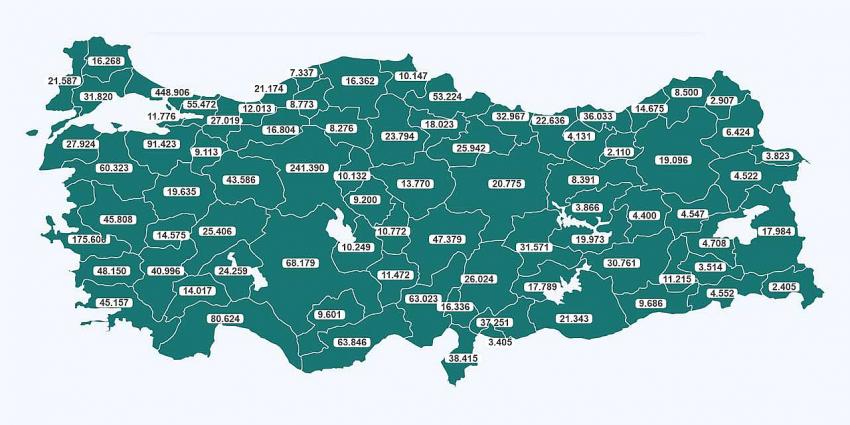 Konya'da 1 saatte 1000 kişi! aşılanıyor