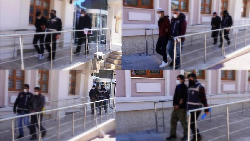 Konya'da 19 yaşındaki genci  öldüren  6  kişi  adliyede 