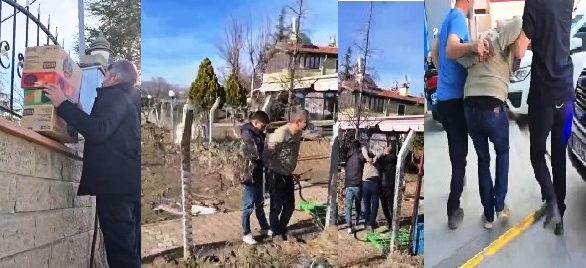 Konya'da 25 Yıllık Hapis Cezalı Firari, Çiftlikte Kurye Kılığındaki Polisler Tarafından Yakalandı