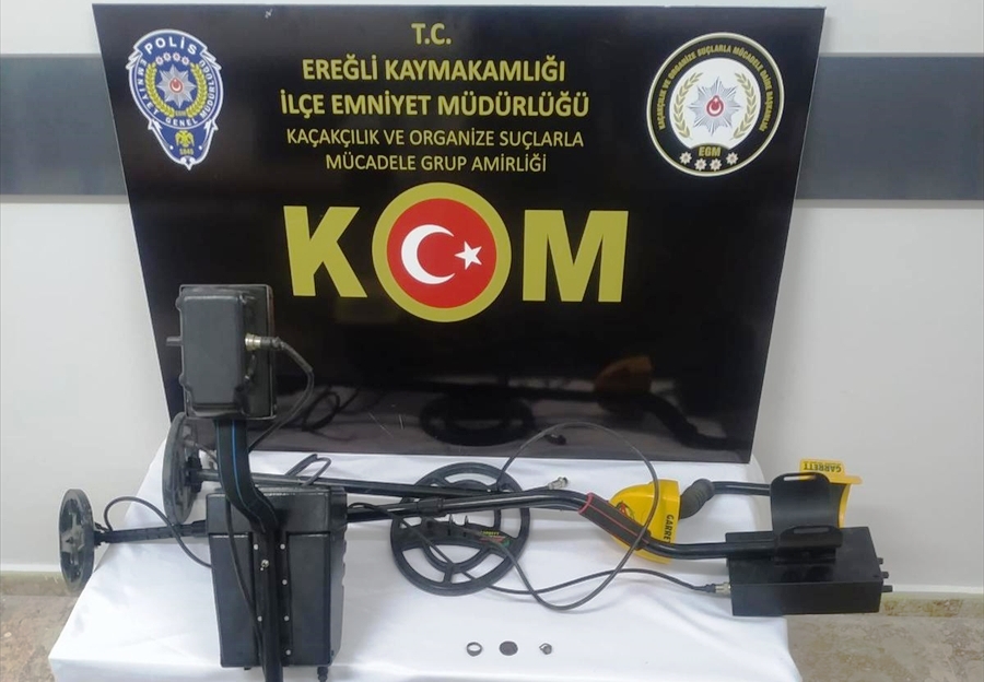 Konya'da 3 adet tarihi eser ele geçirildi