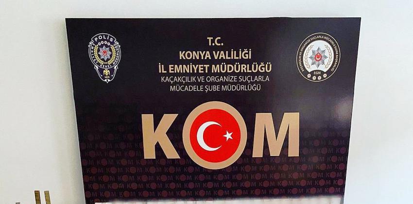 Konya'da 627 Paket  kaçak ilaç ele geçirildi