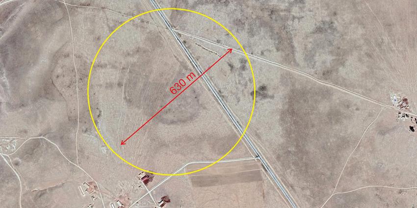 Konya'da 630 metre çapındaki obruğun üzerinden geçen yol için karar verildi