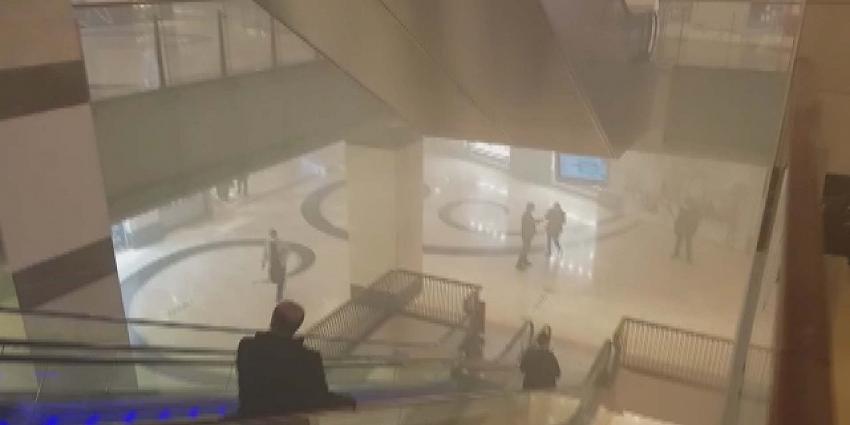 Konya'da alışveriş merkezinde yangın paniği!