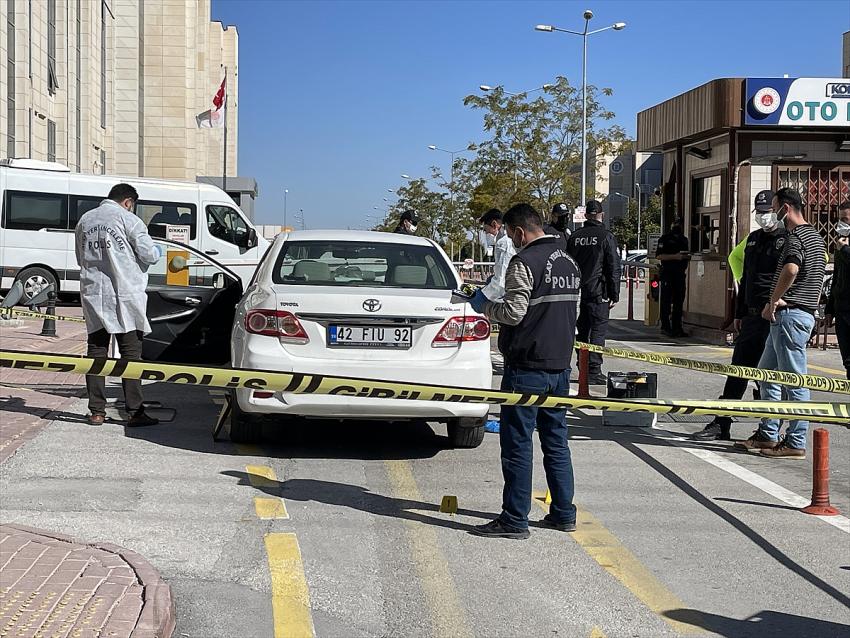 Konya'da avukat bacağından silahla vuruldu