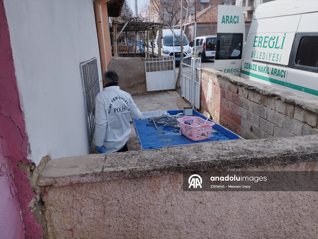 Konya'da bir kişi evinde öldürülmüş halde bulundu