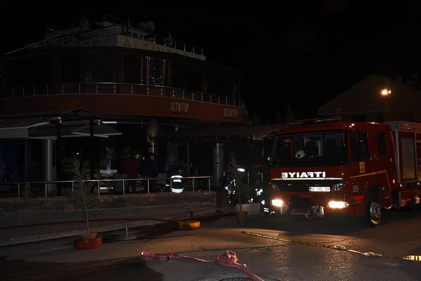 Konya'da bir lokantada patlama meydana geldi