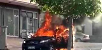 Konya'da cip alev alev yandı