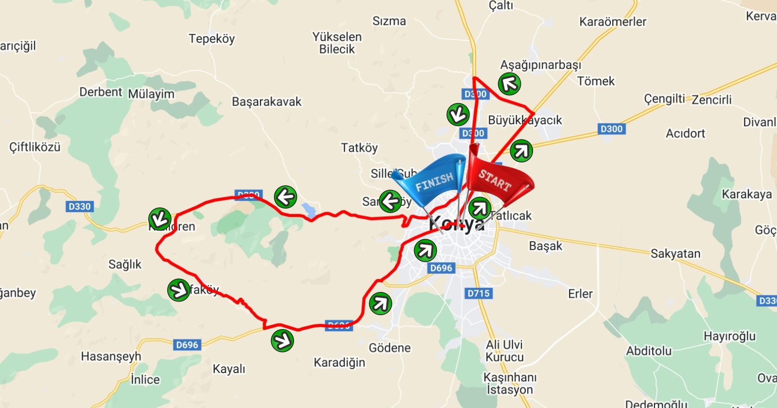 KONYA’DA CUMARTESİ GÜNÜ TRAFİĞE ÇIKACAKLAR DİKKAT! BAZI YOLLAR KAPANACAK