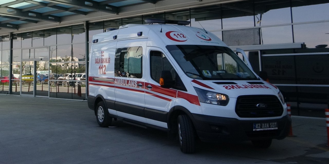 ​Konya'da aile  içi şiddet 2  yaralı