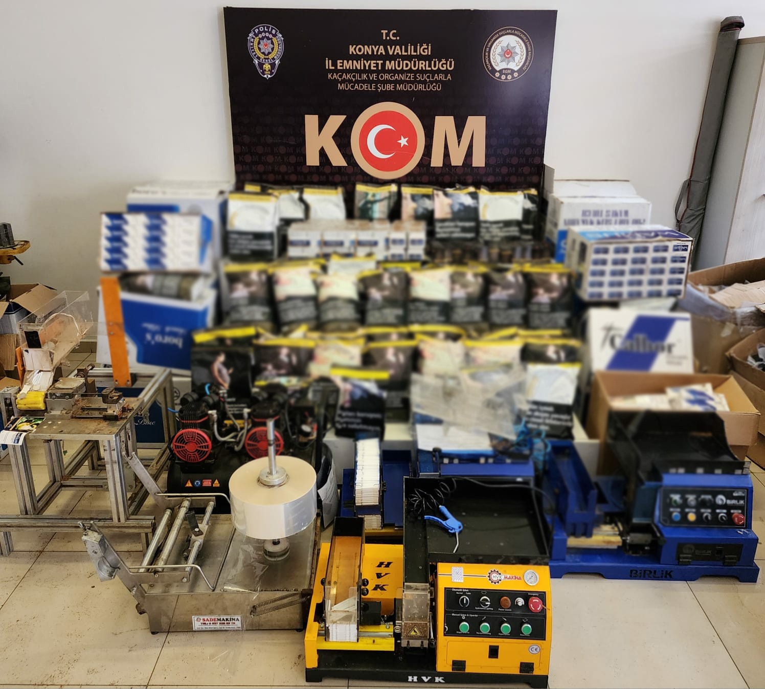 KONYA’DA DEV KAÇAKÇILIK OPERASYONU: 28 GÖZALTI