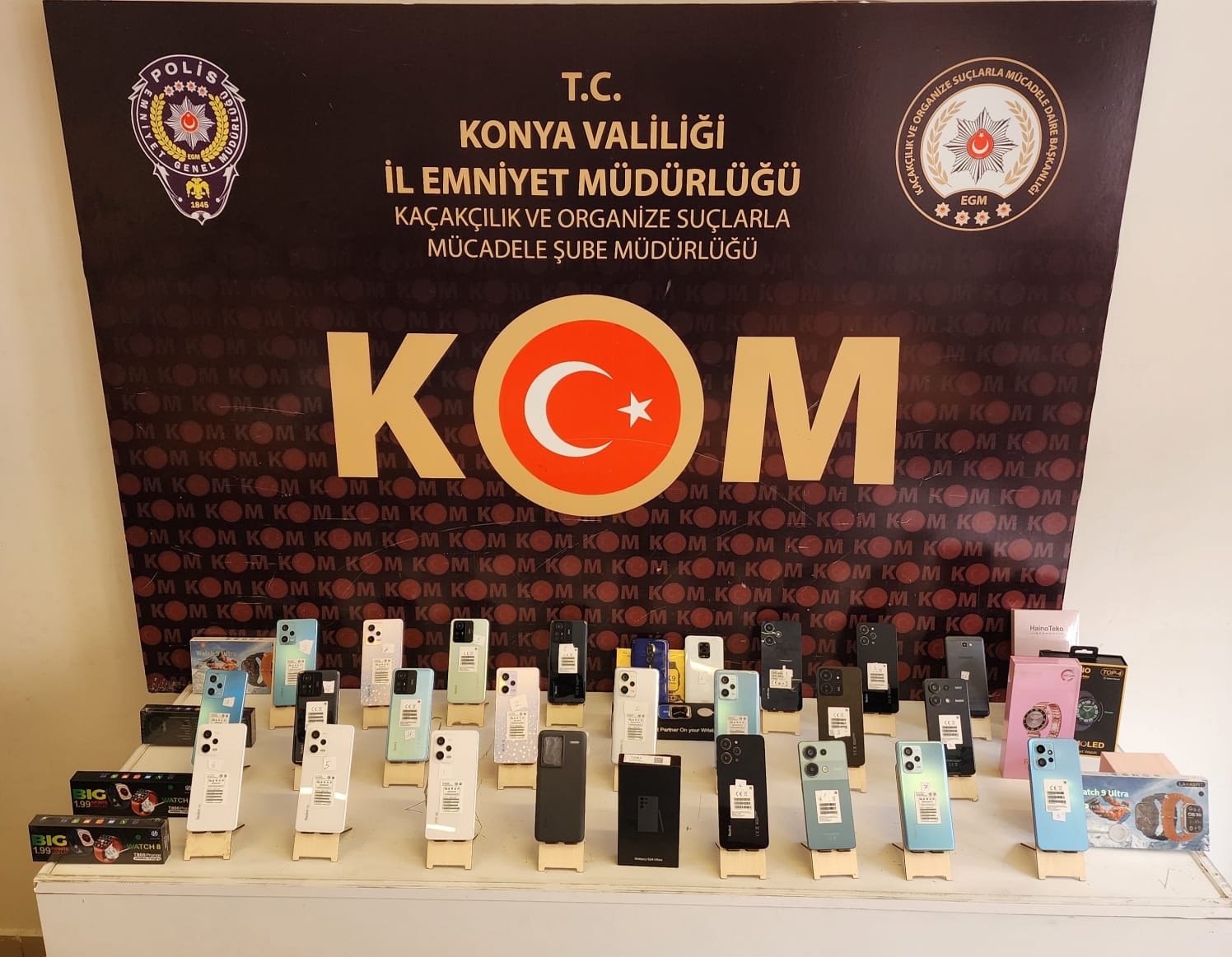 KONYA’DA DEV KAÇAKÇILIK OPERASYONU