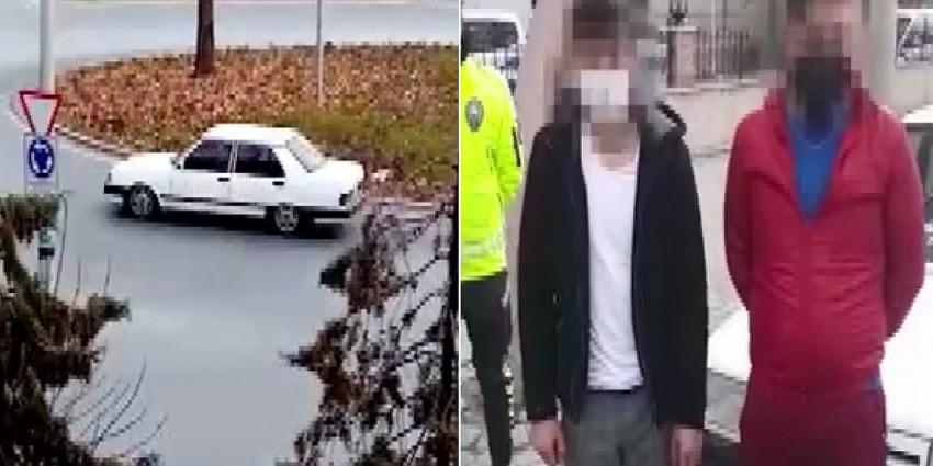 Konya’da drift yapan sürücü ile araç sahibine 12 bin 96 lira ceza