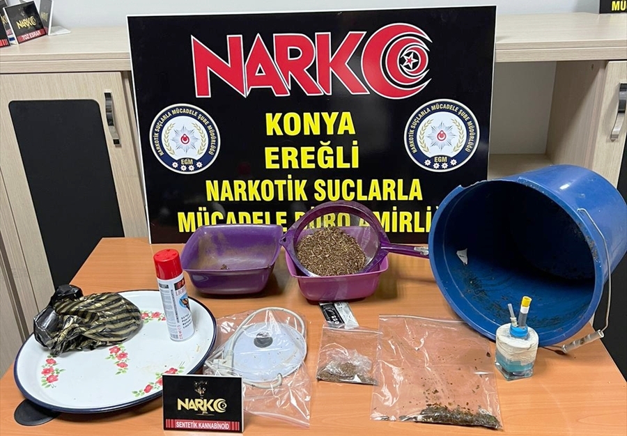 Konya'da düzenlene uyuşturucu operasyonunda 14 kişi tutuklandı