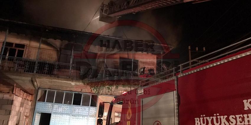 Konya’da evde yangın çıktı: 1 ölü