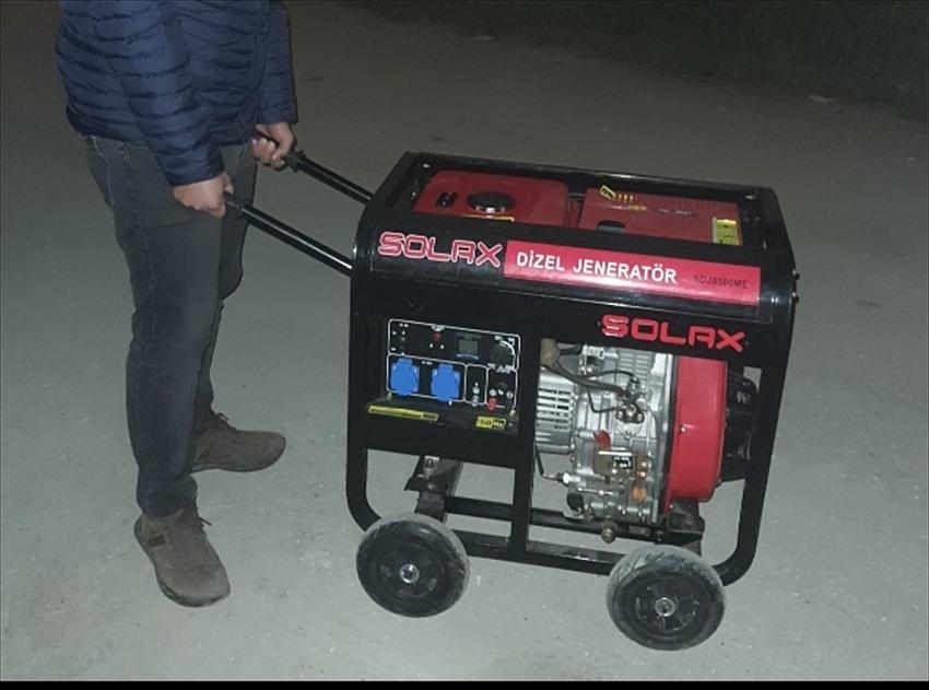 Konya'da evden jeneratör çaldıkları iddiasıyla iki kişi tutuklandı