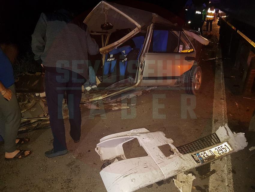 Konya'da feci kaza! TIR otomobili biçti, sürücü hayatını kaybetti