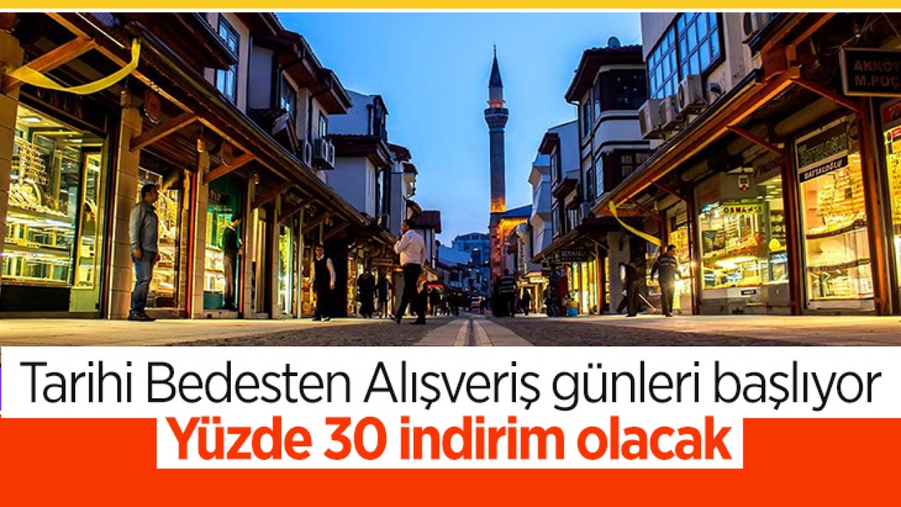 Konya'da ikinci Tarihi Bedesten Alışveriş Günleri yapılacak