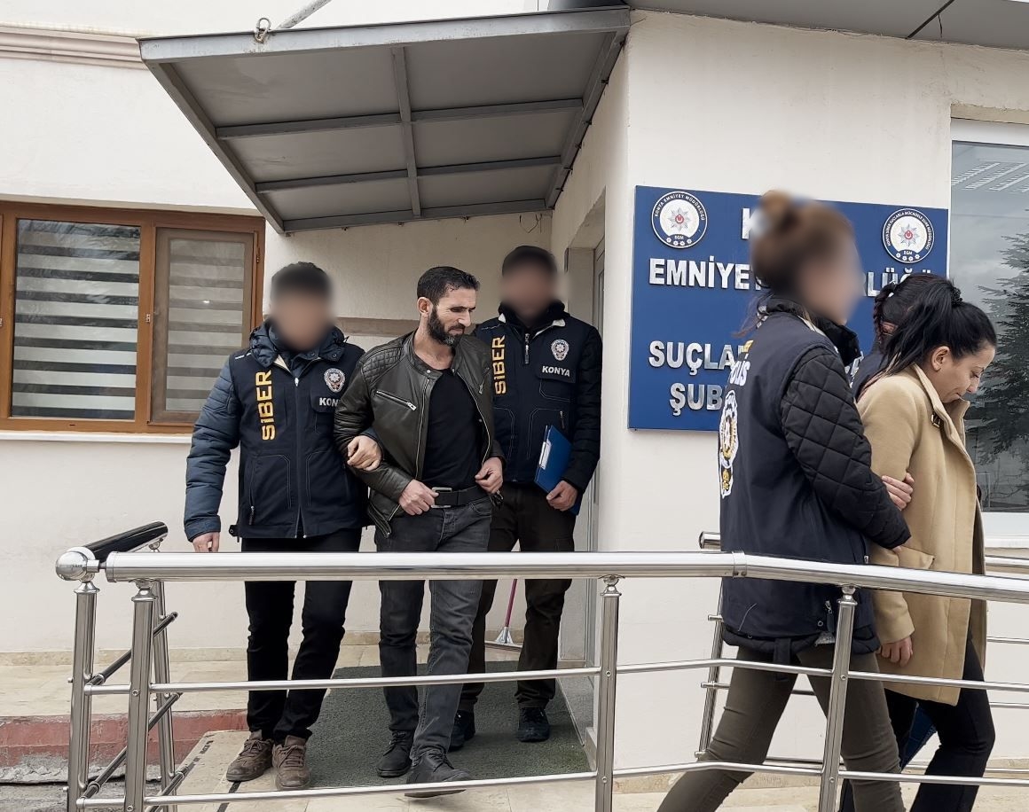 Konya'da İnternet Dolandırıcılarına Operasyon: 4 kişi tutuklandı!
