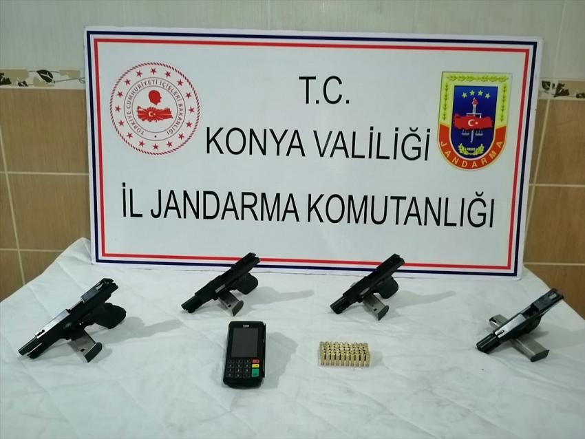 Konya'da jandarmadan silah operasyonu