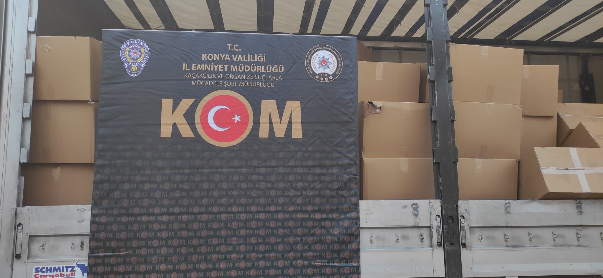 KONYA’DA KAÇAK SİGARA OPERASYONU: 5 MİLYON TL DEĞERİNDE