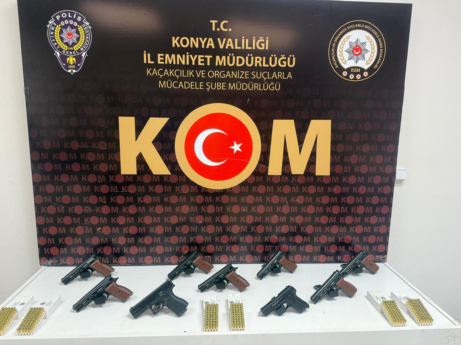 KONYA’DA KAÇAKÇILIK OPERASYONLARI DEVAM EDİYOR