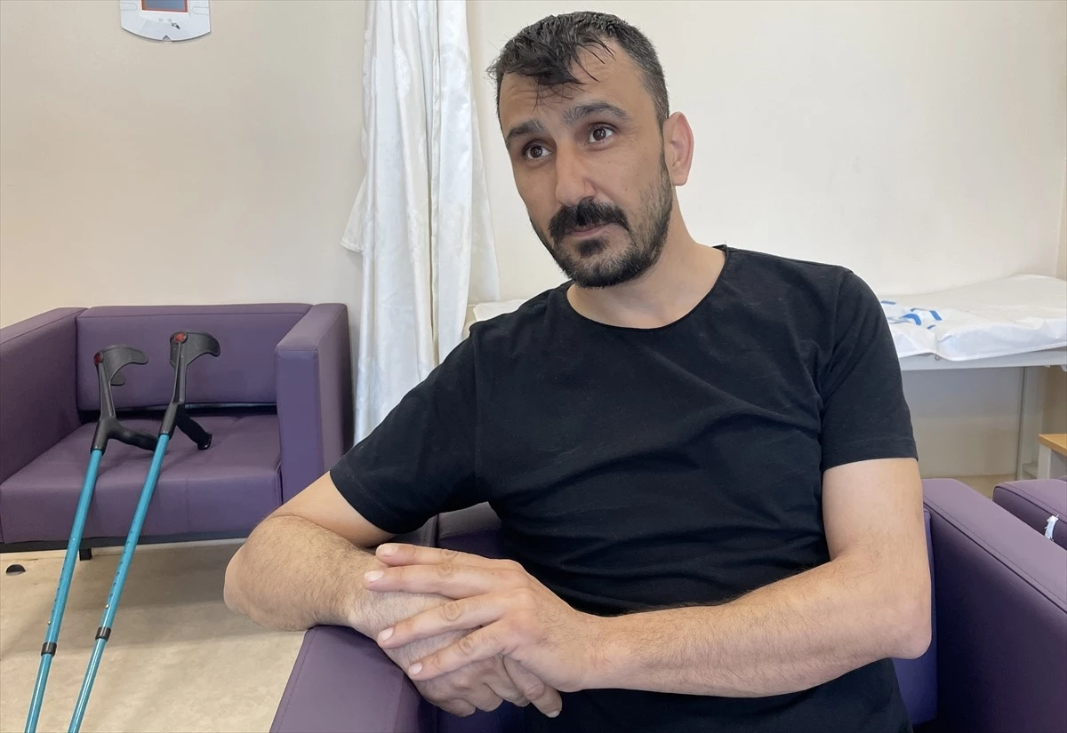 Konya'da Kaldırımdan Düşen Şahin Murat, Nakledilen Tendonlar Sayesinde Yeniden Yürümeye Başladı
