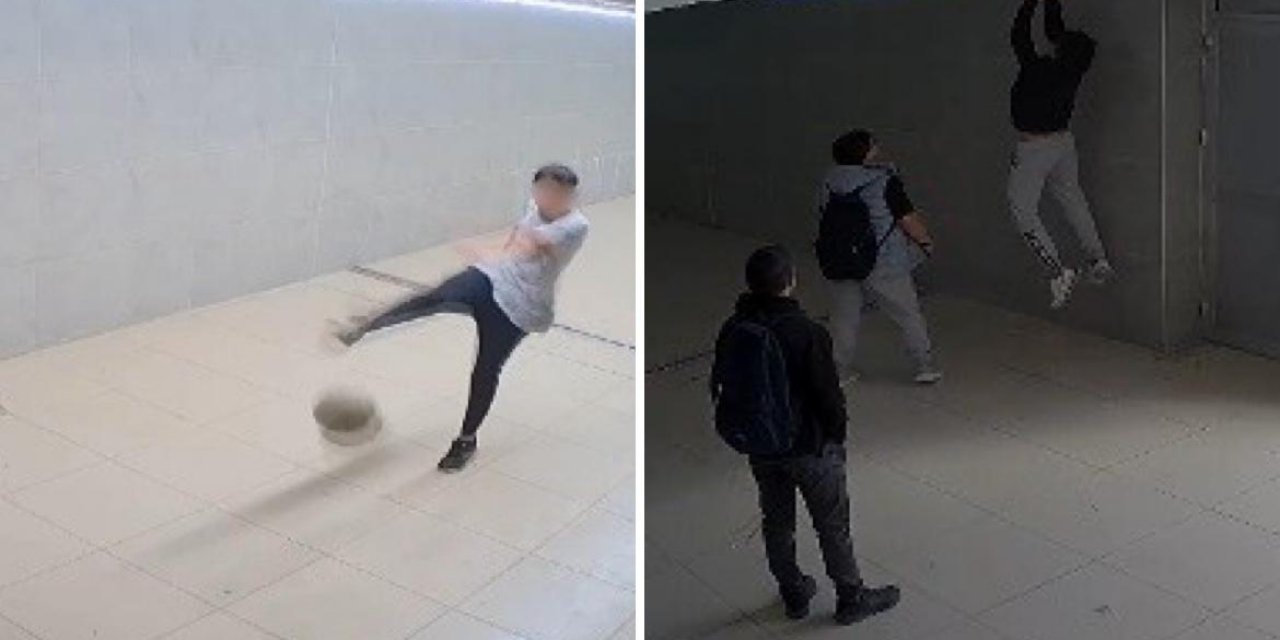 Konya’da kamera kırma eğlencesi yapan çocuklar gözaltına alındı