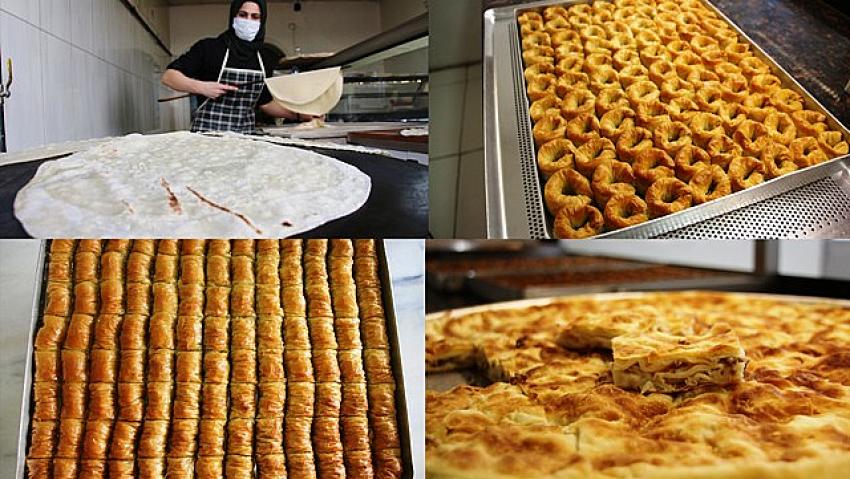  Konya'da KOSGEB desteğiyle börek evi açarak kendi işinin patronu olan kadın girişimci siparişlere yetişemiyor