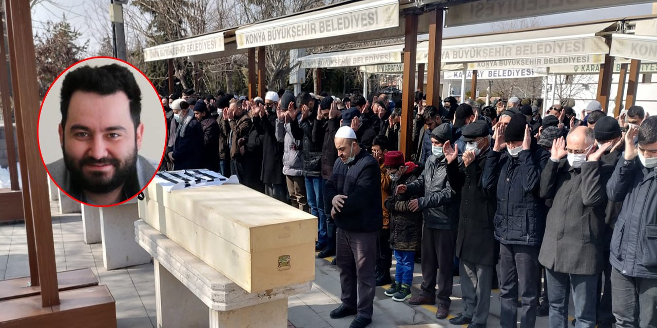 Konya'da Kovid-19 nedeniyle hayatını kaybeden hemşirenin cenazesi toprağa verildi