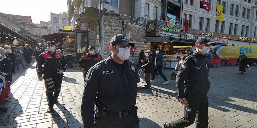 Konya'da Kovid-19 tedbirlerine uymayan 82 kişiye ceza kesildi