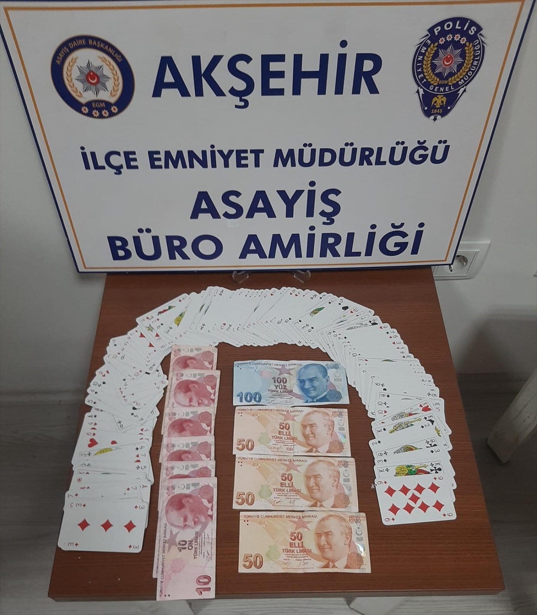 Konya'da kumar oynayan 6 kişiye 10 bin 914 lira ceza