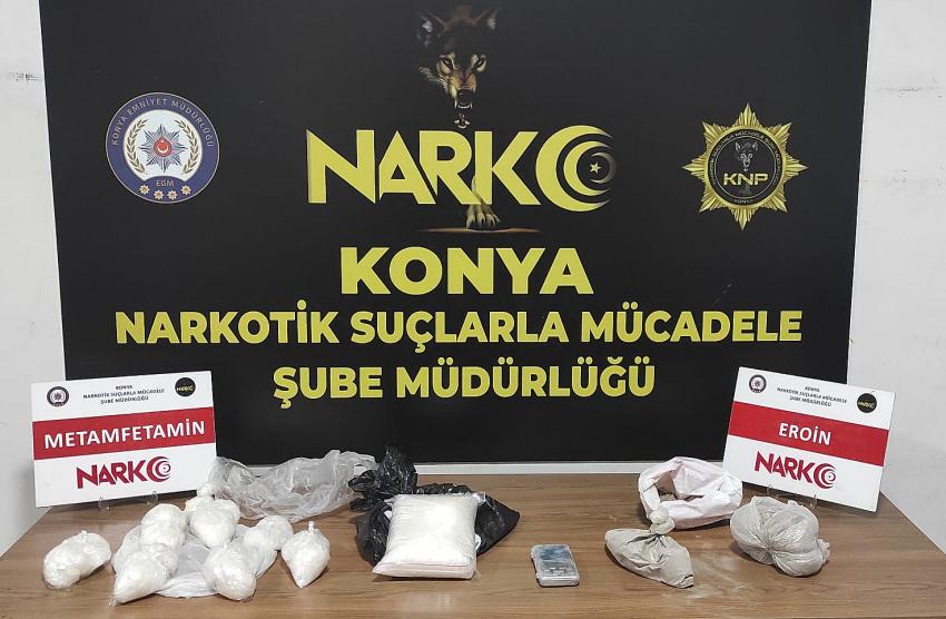 KONYA 'DA  LPG TANKINDAN 14.5 KİLO UYUŞTURUCU ÇIKTI