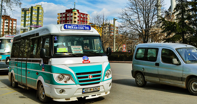 Konya’da minibüs ücretlerine zam! İndi-bindi 4,5 TL