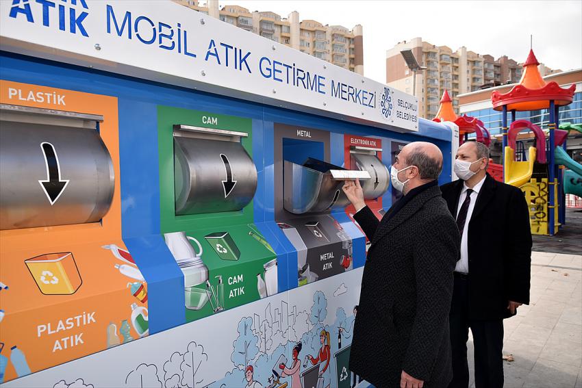Konya'da mobil atık getirme merkezleri oluşturuldu